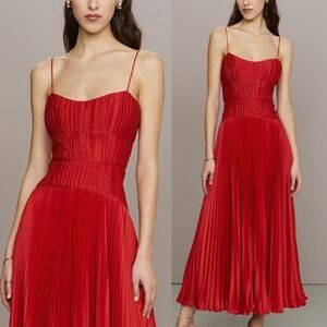 AMUR | Dresses | Amur Womens Irvin Midi Dress Purple | Poshmark